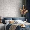 Tengeri csiga és korall mintás beige színű elegáns design tapéta