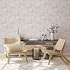 Tengeri csiga és korall mintás beige színű elegáns design tapéta