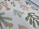 Tengeri növény mintás festett hatású design tapéta
