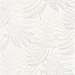 Természetes páfrány levél mintás pamut fehér design tapéta