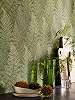 Természetes páfrány levél mintás zöld design tapéta