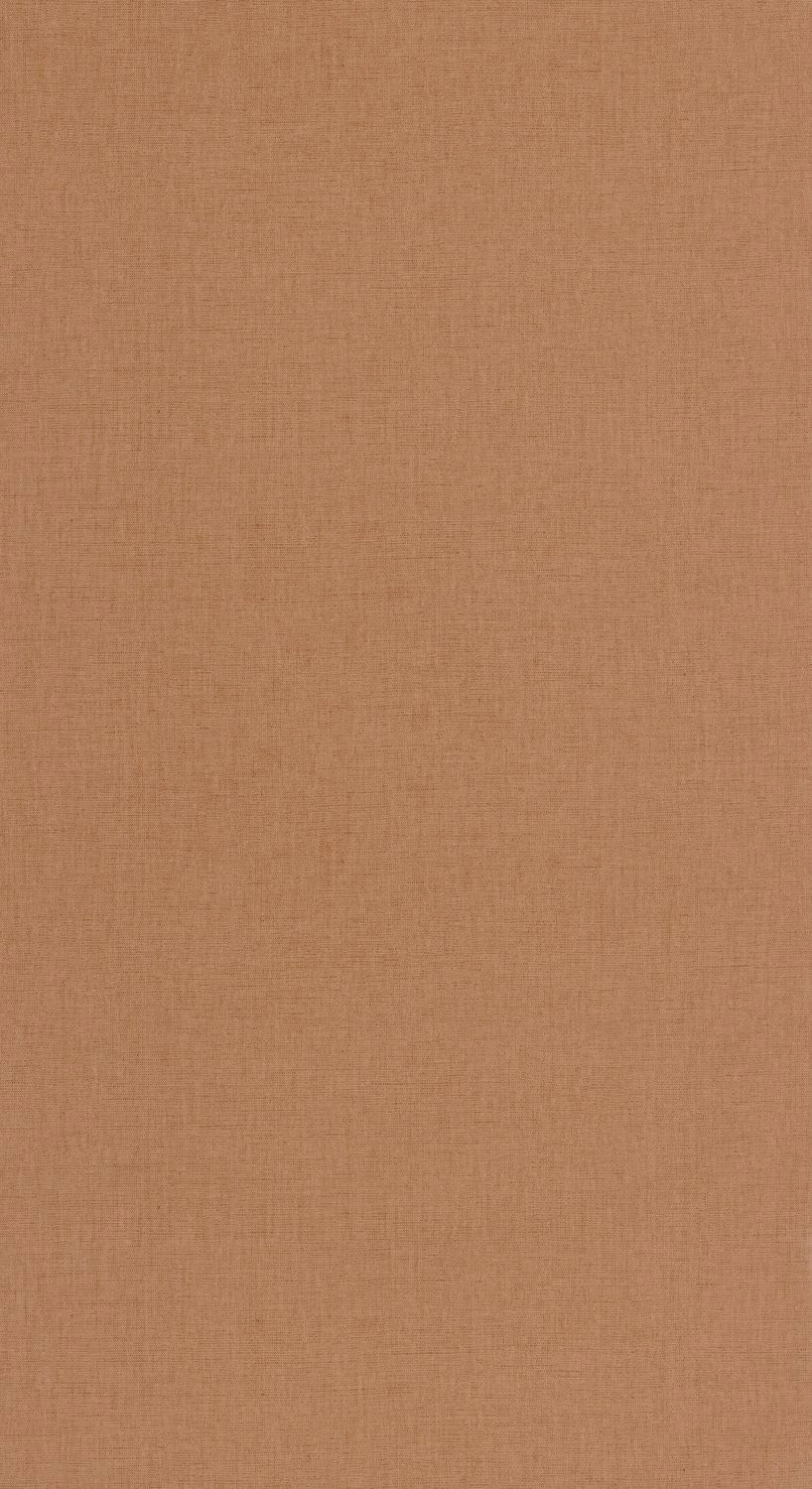 Terrakotta színű textil mintás francia vinyl tapéta