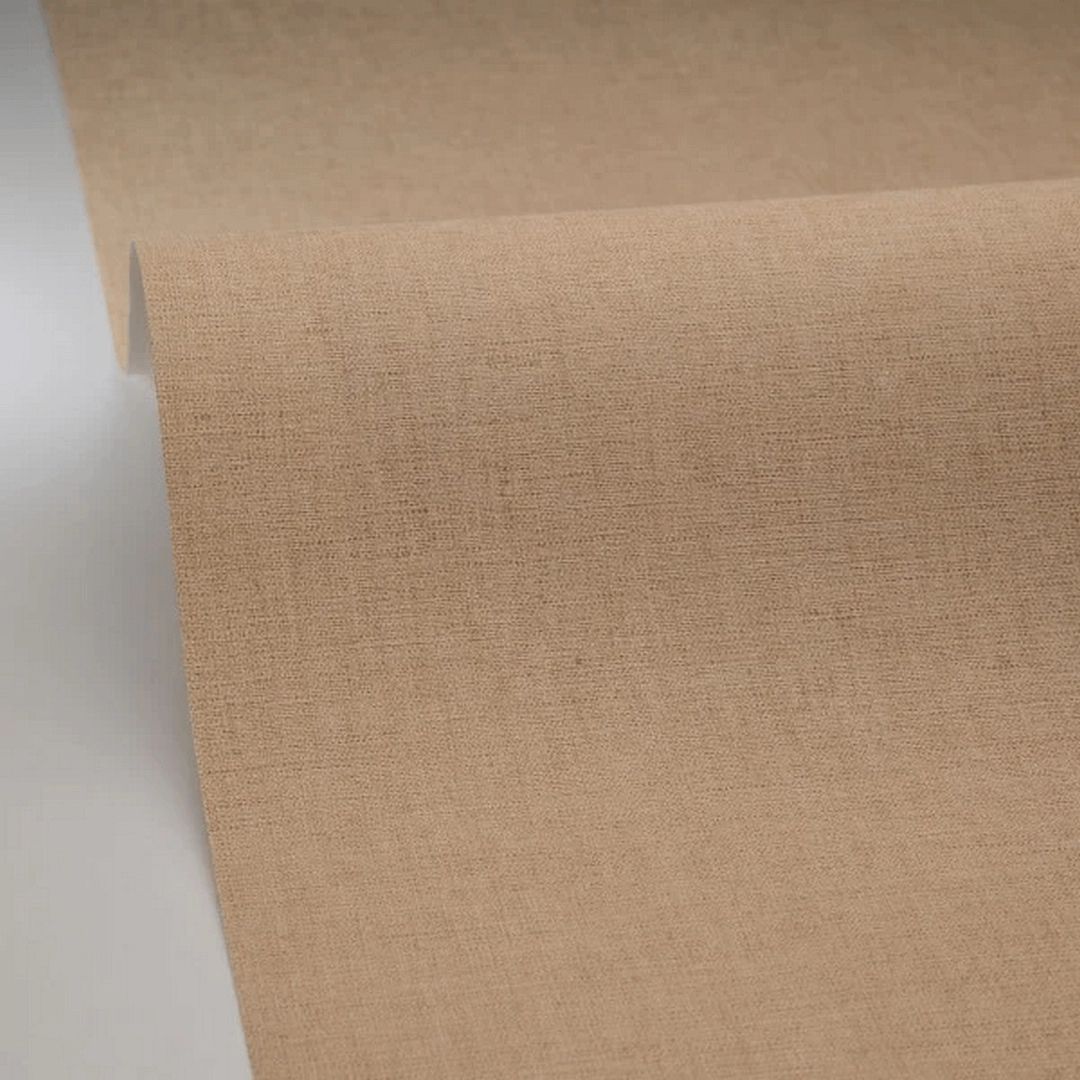 Textil hatású design tapéta beige barnás színben