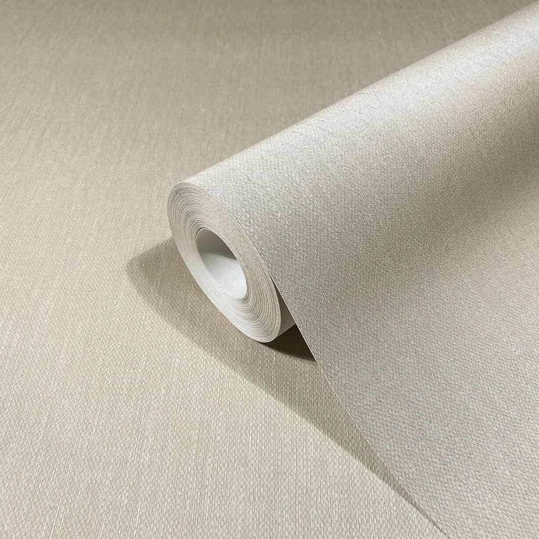 Textil mintás natúr egyszínű vinyl tapéta
