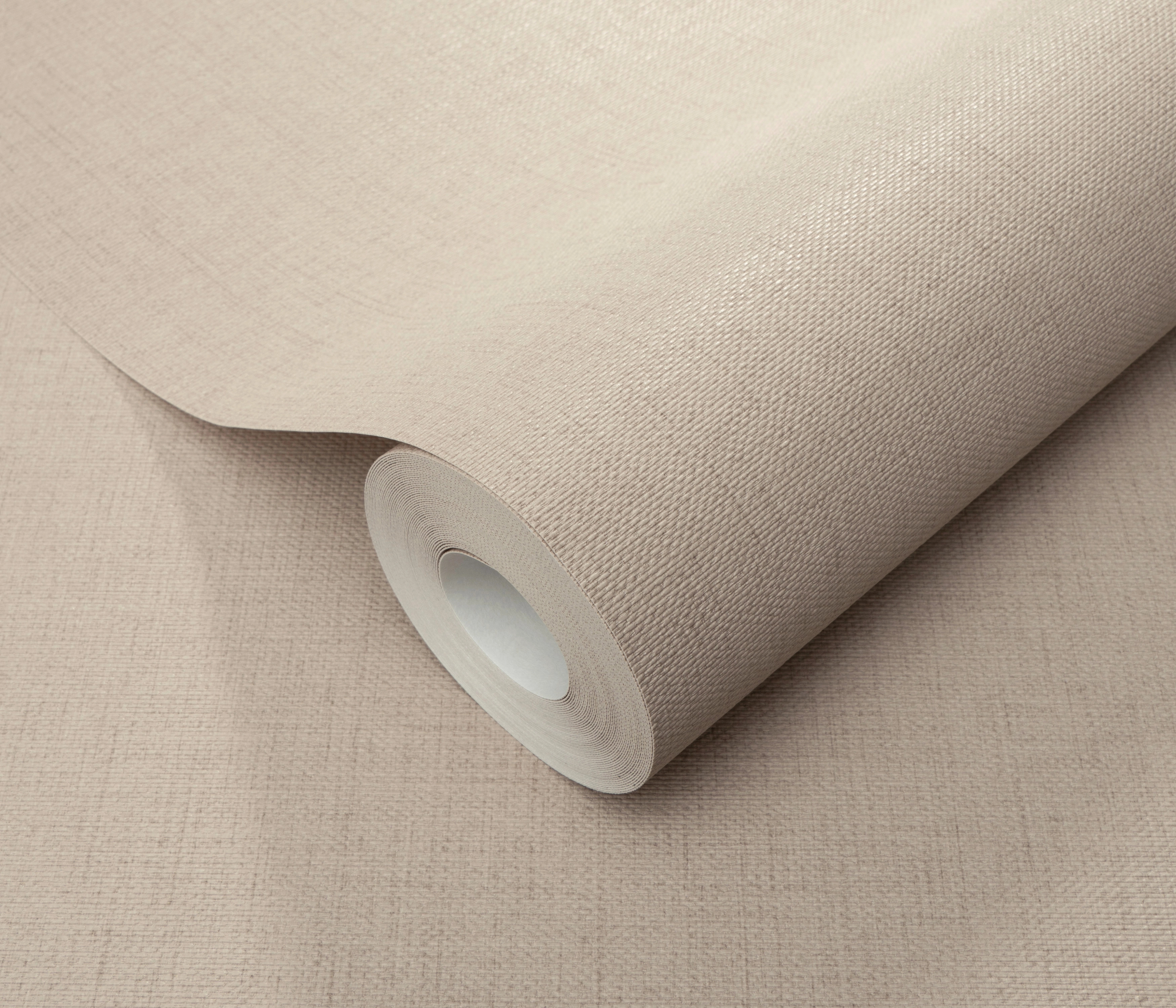 Textil mintás vinyl tapéta taupe színben