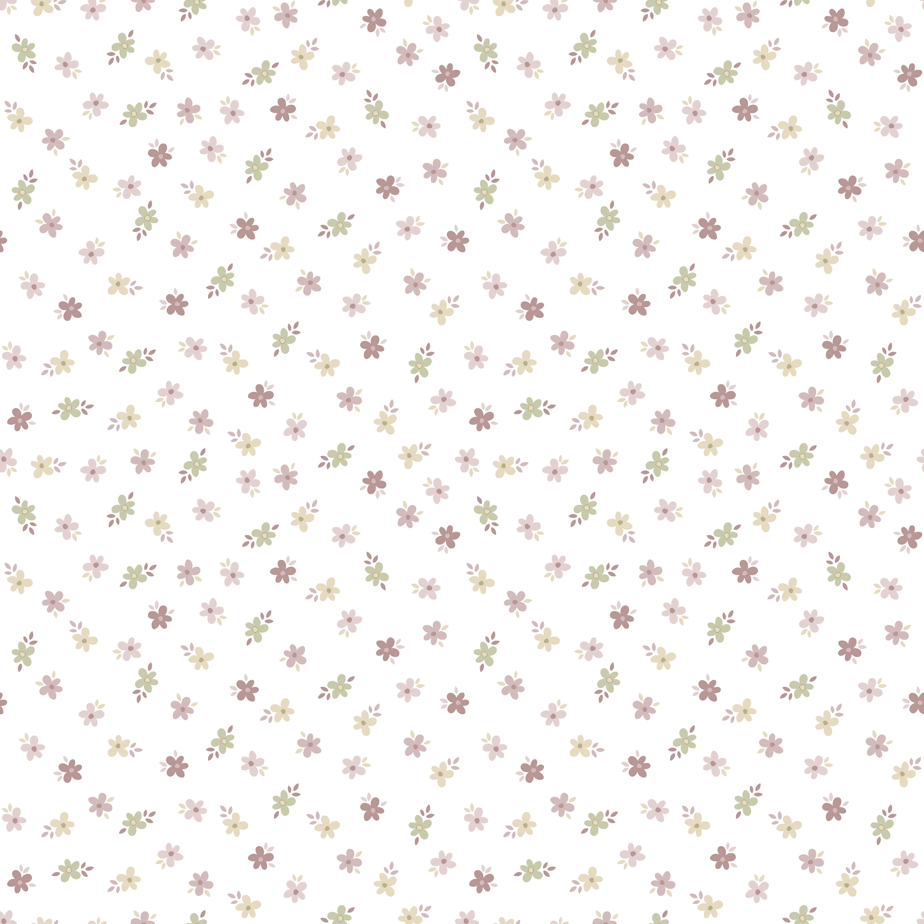 Többszínű virág mintás gyerek design tapéta