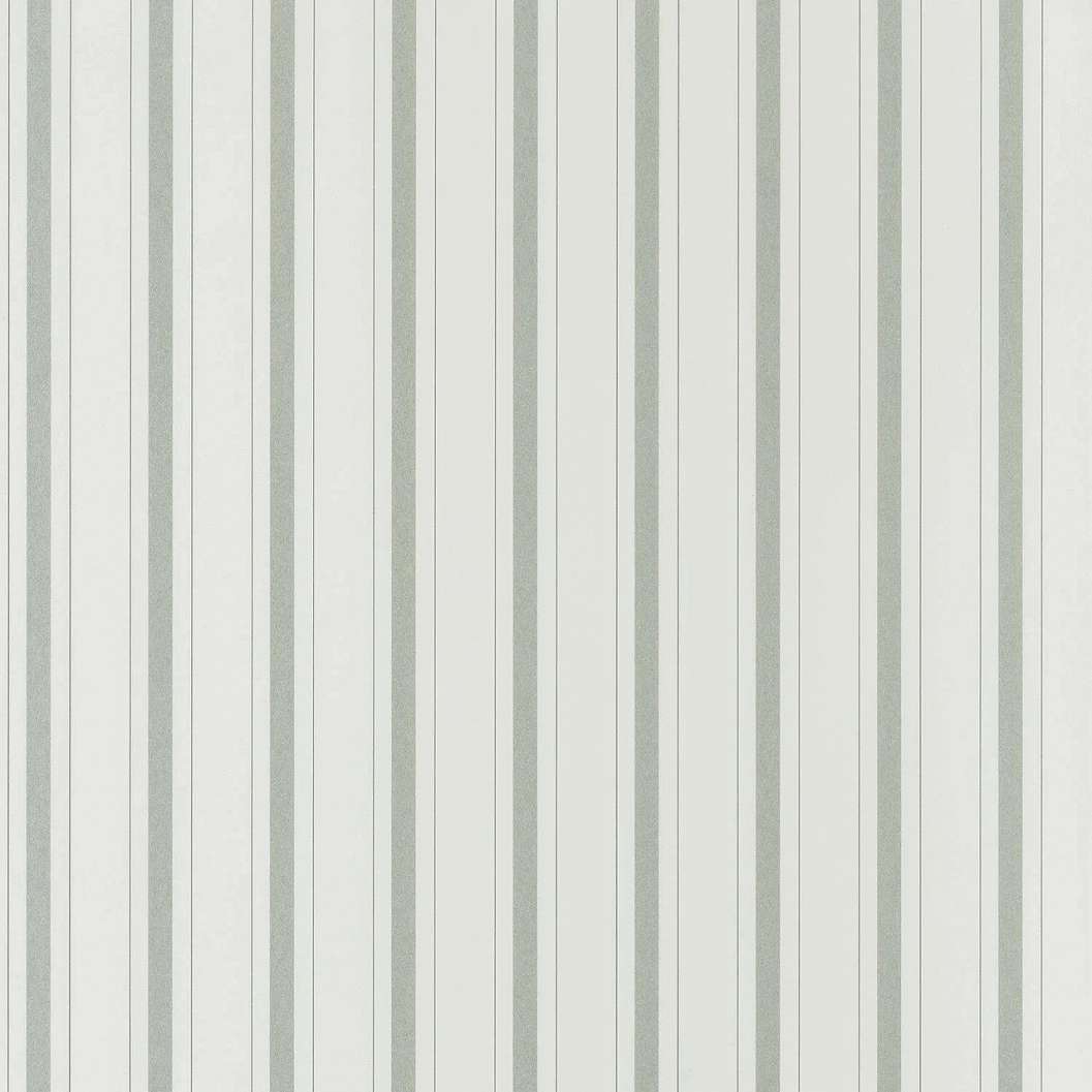 Toile stílusú design tapéta csíkos mintával zöld színben