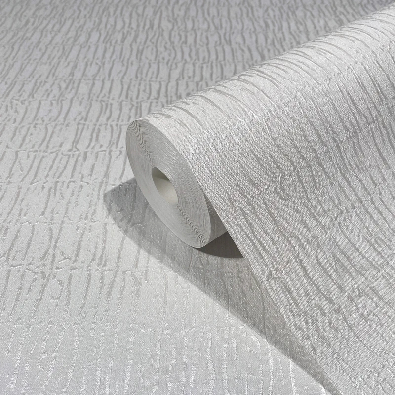 Törtfehér textil strukturált vinyl dekor tapéta