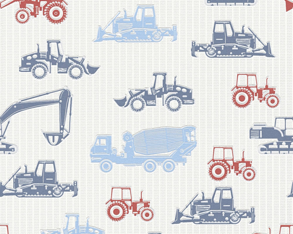 Traktor mintás gyerek tapéta