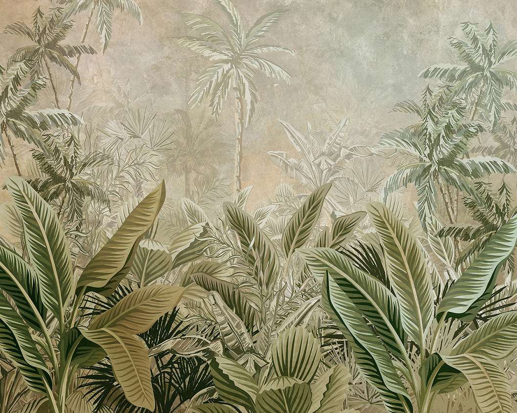 Trópusi dzsungel mintás fali poszter 368x254 vlies