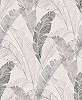 Trópusi dzsungel, pálmalevél mintás botanikus vlies design tapéta