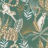 Trópusi majom és pálma mintás vlies dekor tapéta