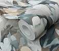 Tulipán mintás poroskék színvilágú design tapéta