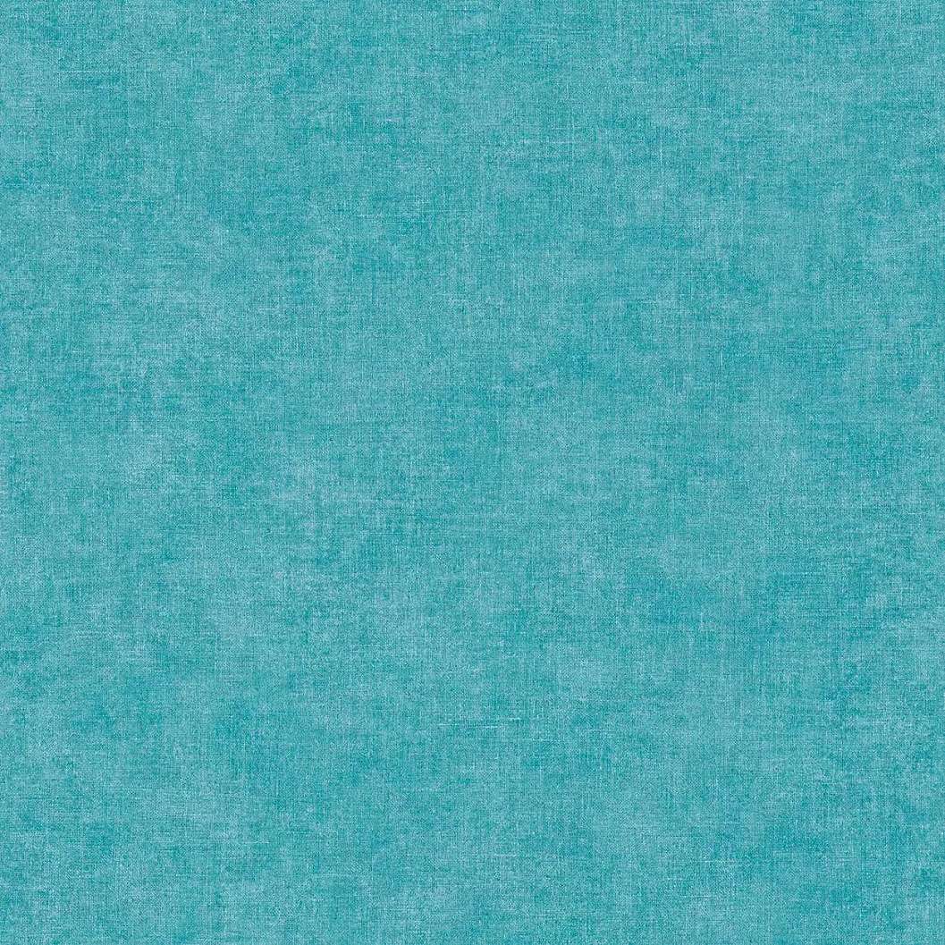 Tűrkiz textil szőtt hatású vlies-vinyl egyszínű tapéta