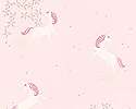 Unikorniks mintás gyerek tapéta rózsaszín színben