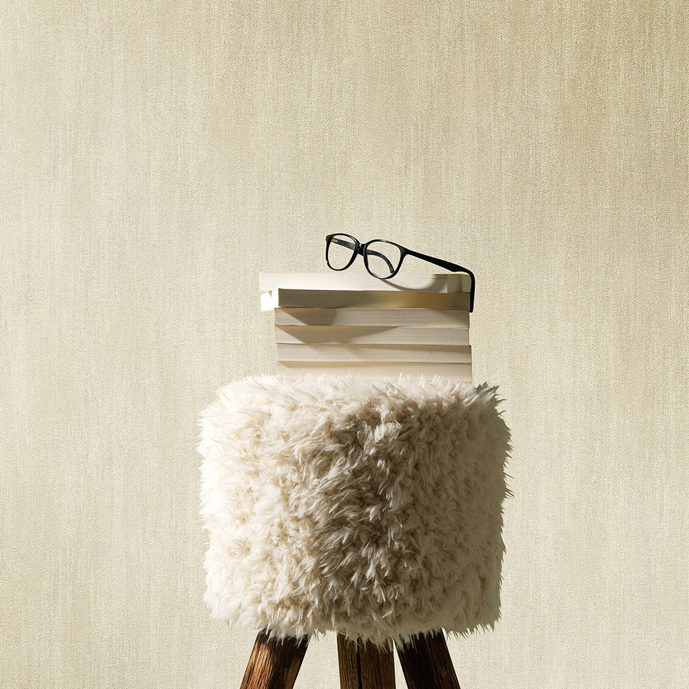 Vakolathatású mintás beige színű design tapéta