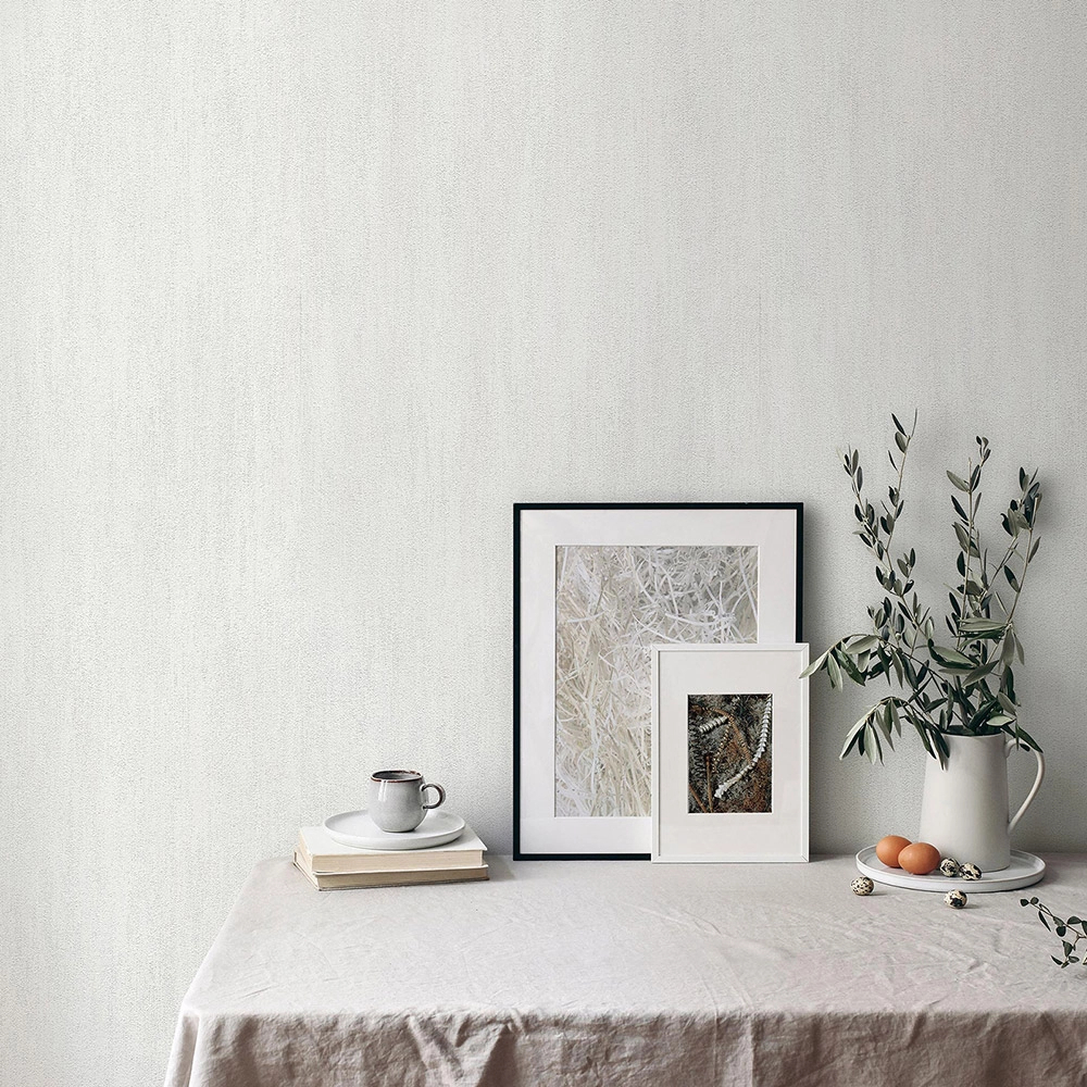 Vakolathatású mintás fehér színű design tapéta