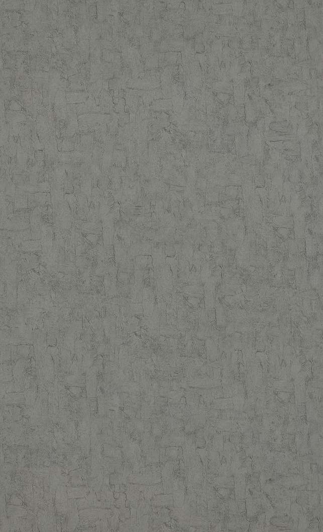 Van Gogh ecsetvonás mintás egyszínű tapéta sötét szürke színben