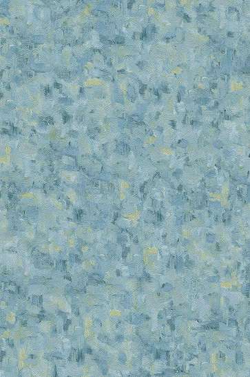 Van Gogh tapéta kék zöld színekkel, Van Gogh ecsetvonásainak mintájával