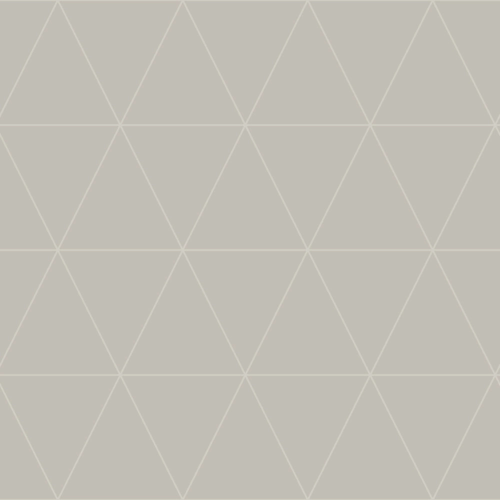 Világios ezüst alapon minimalista geometria mintás design tapéta