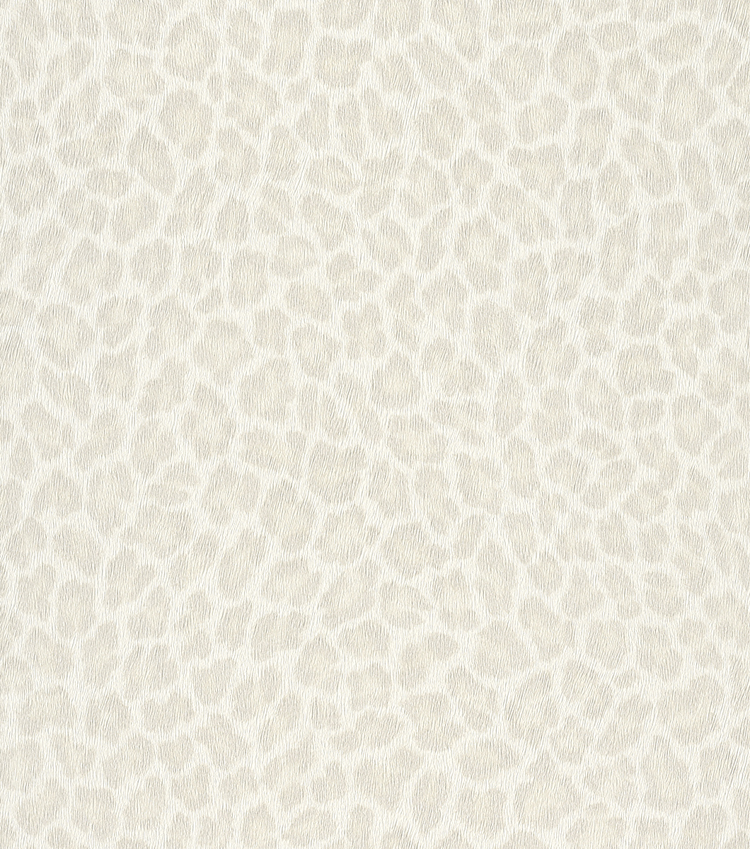 Világos krém és beige színű leopárd mintás tapéta