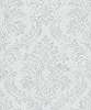 Világos szürke damaszk mintás design tapéta