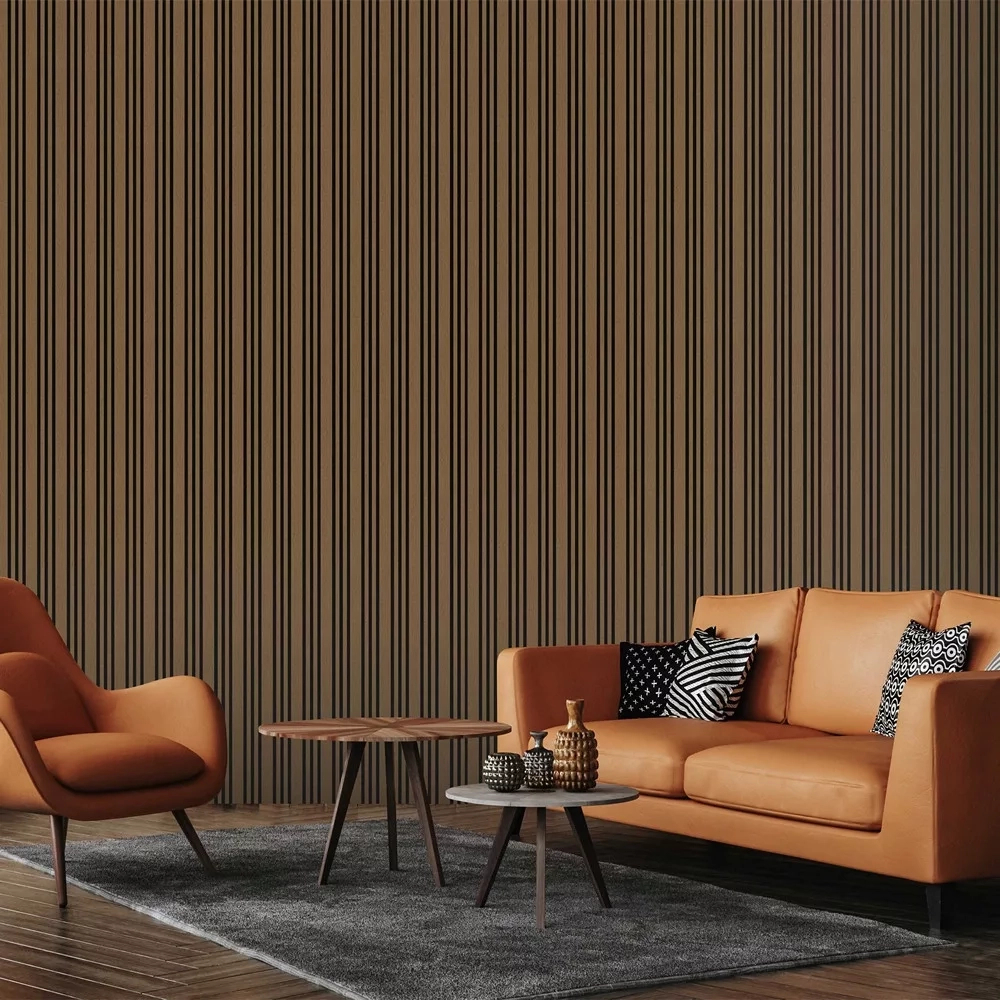 Világosbarna dekor léc lamella barna 12x280cm