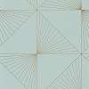 Világoskék színű tapéta minimalista nagyléptékú geometrikus mintával