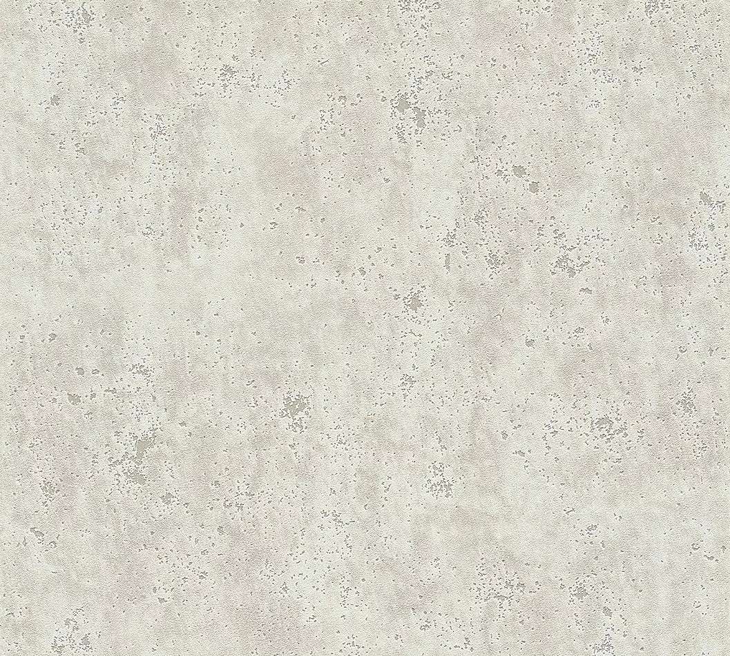 Világosszürke betonhatású tapéta
