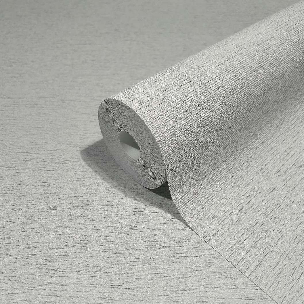 Világosszürke színű textikhatású mintás vinyl dekor tapéta