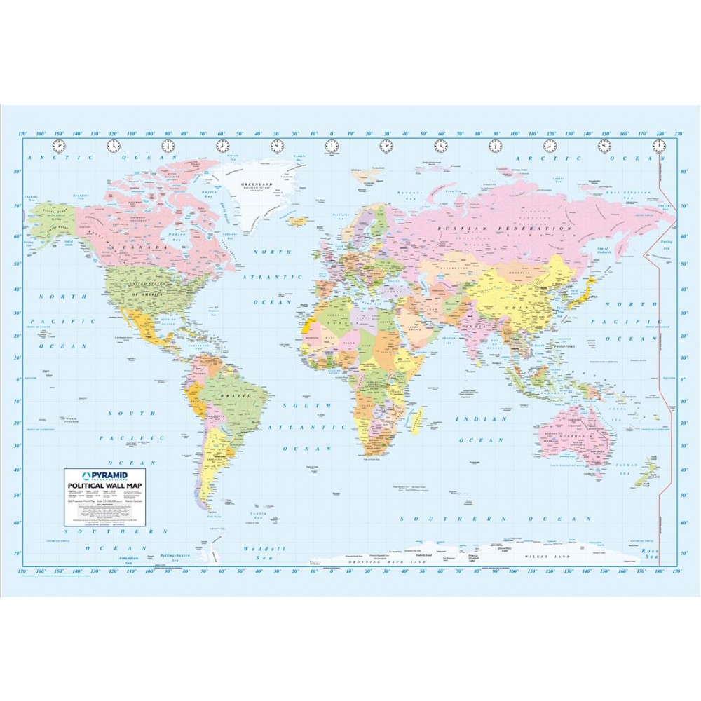 Világtérkép óriás fali poszter