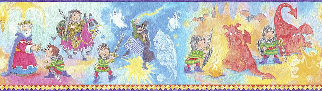 Vincelot lovag mintás bordűr