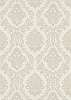 Vintage damaszk mintás krém beige design tapéta