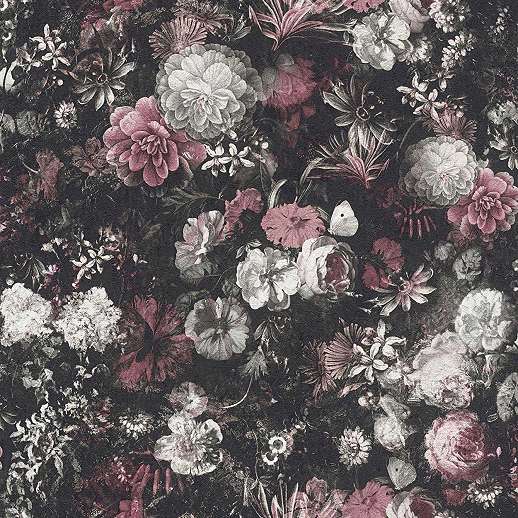 Vintage dekor tapéta romantikus virág mintákkal