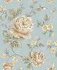 Vintage hangulatú rózsa mintás dekor tapéta