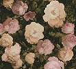 Vintage rózsa mintás mosható design tapéta