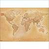 Vintage térkép óriás fali poszter