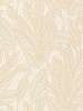 Vinyl dekor tapéta arany és beige színű hosszú levél mintával