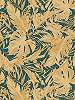 Vinyl dekor tapéta arany és zöld színű levél mintával