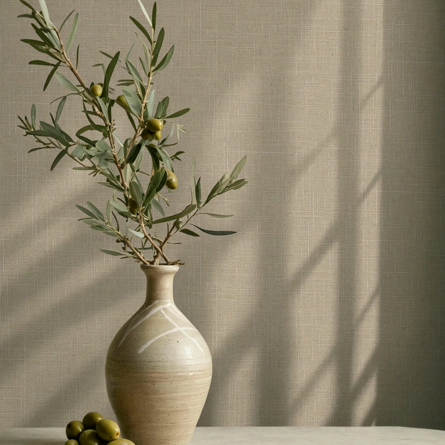 Vinyl dekor tapéta barna lenszövet hatású mintával