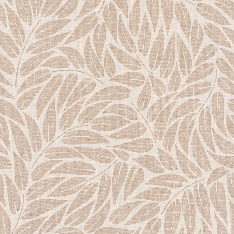 Vinyl dekor tapéta beige levél mintával