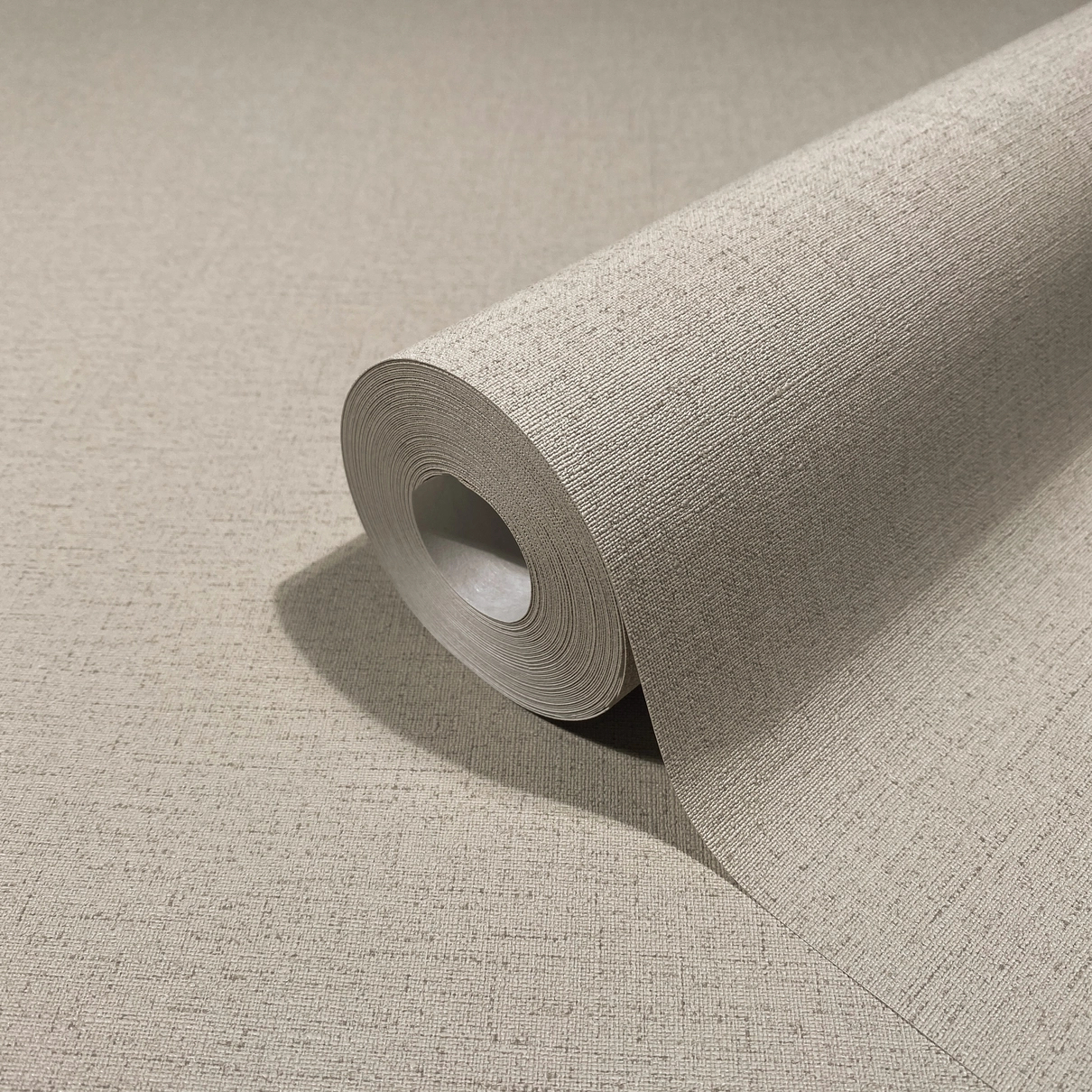 Vinyl dekor tapéta beige textilhatású mintával
