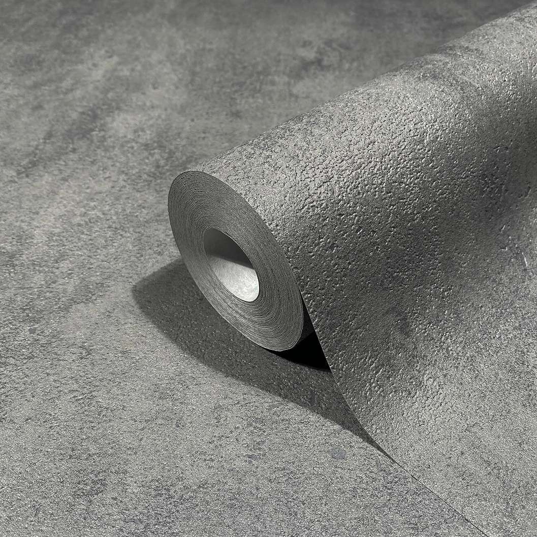 Vinyl dekor tapéta hidegszürke nyers beton mintával