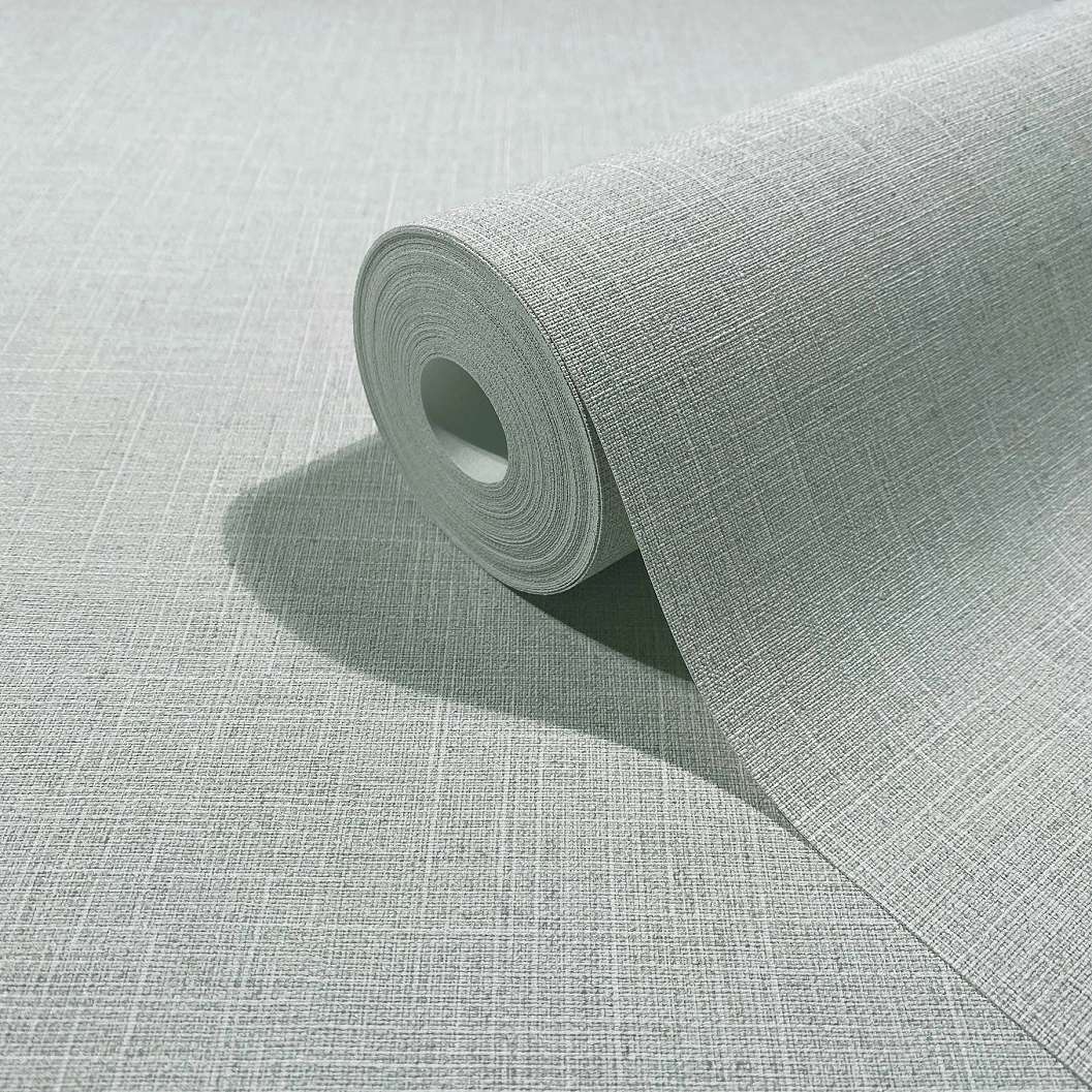 Vinyl dekor tapéta kacsatojáshélykék lenszövet hatású mintával