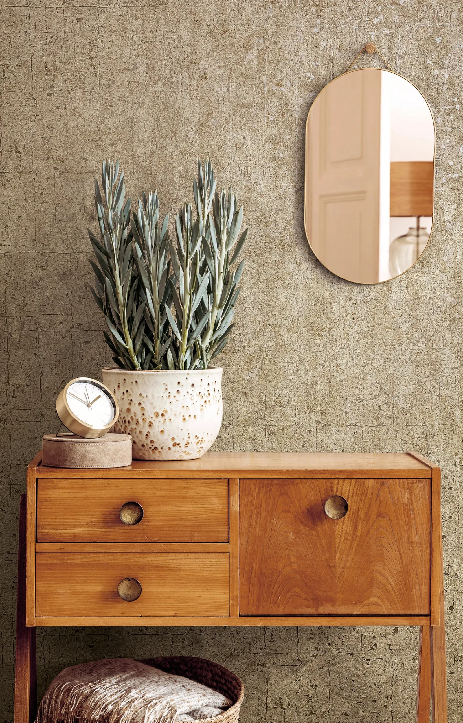 Vinyl dekor tapéta koptatott hatású mintával