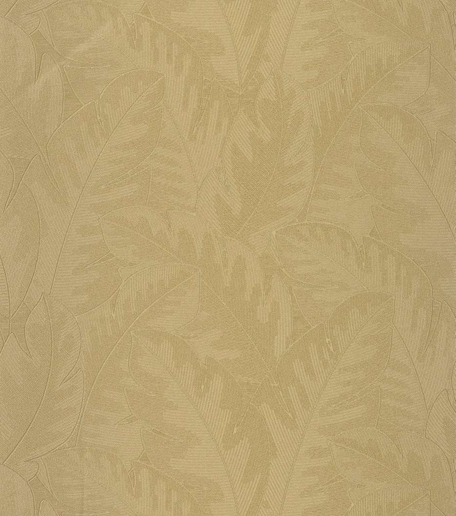 Vinyl dekor tapéta levél mintával arany színben