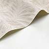 Vinyl dekor tapéta nagy pálmaleveles mintával beige színben