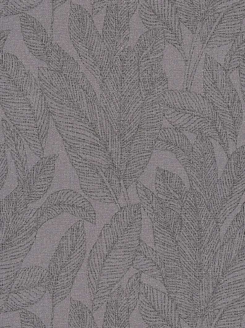 Vinyl dekor tapéta szürke színű hosszú levél mintával