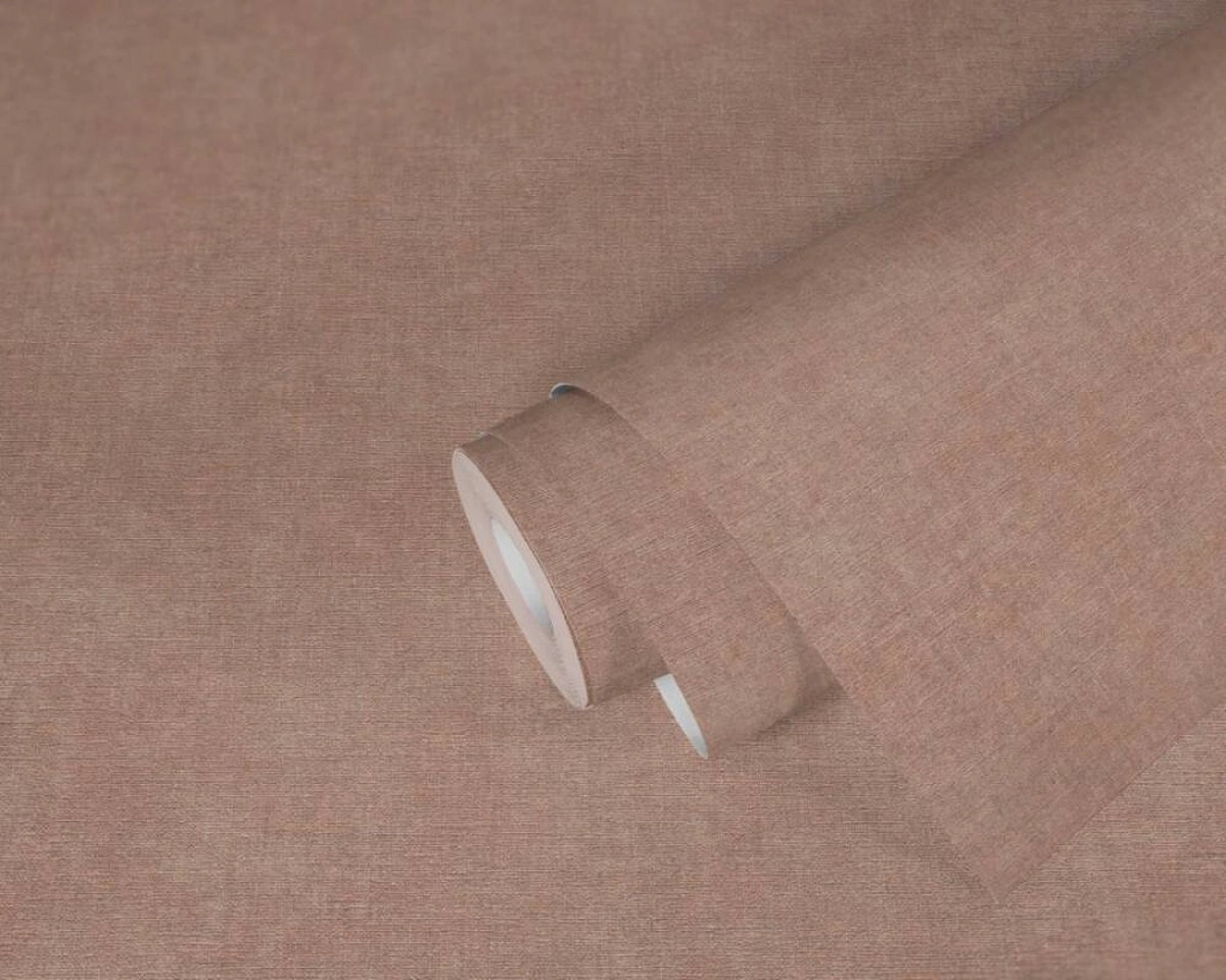 Vinyl dekor tapéta világos mályva színben textilhatású mintával