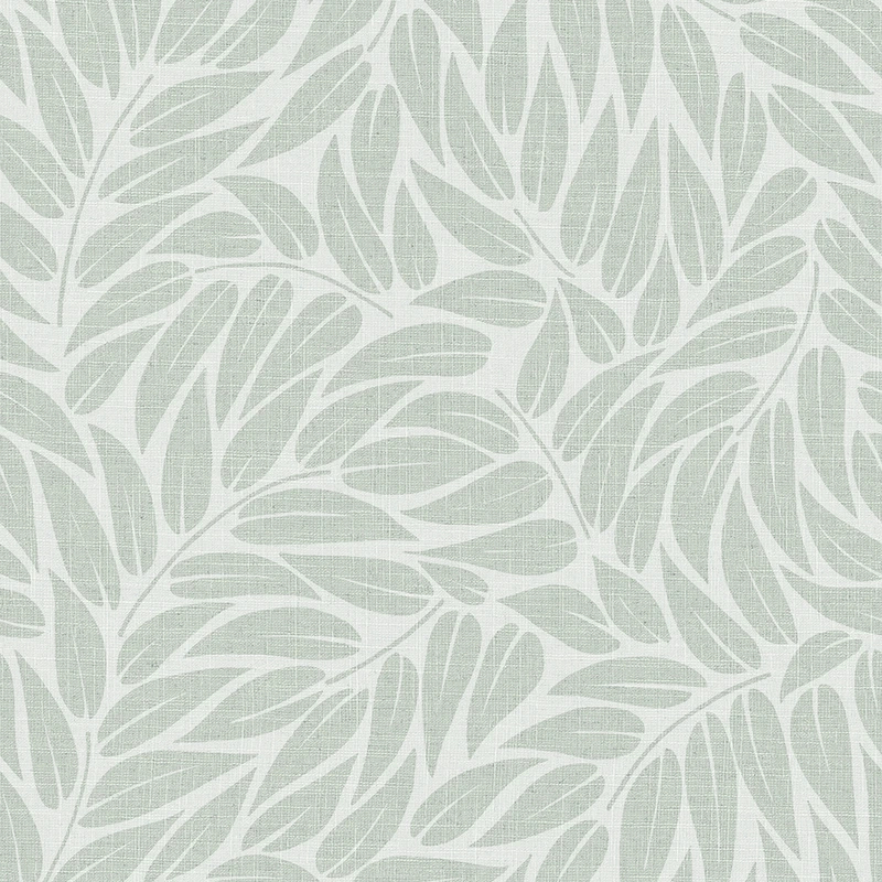 Vinyl dekor tapéta zöld levél mintával